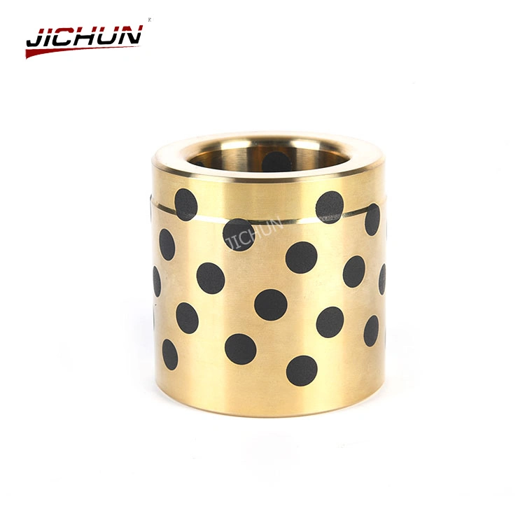 Hasco Standard Flange Bronze Bushing with Graphite Plugs Oilless Bearing Machinery Part