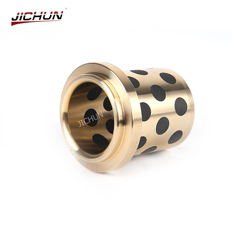 Hasco Standard Flange Bronze Bushing with Graphite Plugs Oilless Bearing Machinery Part